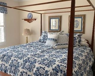 Ethan Allen King Size Canopy Bed