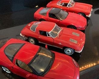 ERTL Red Corvettes. 