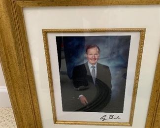 Original autograph George H. W. Bush