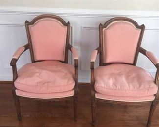 Light pink Victorian style chairs https://ctbids.com/#!/description/share/340879
