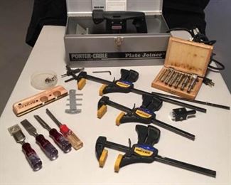 Porter Cable Plate Joiner and other woodworking tools             https://ctbids.com/#!/description/share/340892