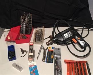 AEG 400 Watt Electric Drill with Multiple Drill Bits https://ctbids.com/#!/description/share/340897