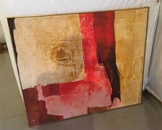 Painting Acrylic titled ''red -gold'' by Marian Van Landingham https://ctbids.com/#!/description/share/340930