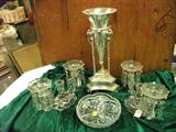 FEDERAL VASE, PR CANDLEABRAS,