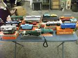 The cars pictured are matched up with the boxes. THE ENGINE ON THE 1ST ROW IS A WORKING TELEPHONE (NOT AN ENGINE), iT GOES CHUCA, CHUCA
CHUCA & THE WHISTLE BLOWS, IT'S NEAT!!