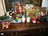 windups, squeaky toys, TOE JOE spring loaded acrobat, other good things