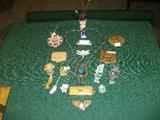 Click pic for close ups. Lots of Sterling, several pcs. gold all total in 3 separate pix