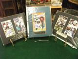 These are football pix & they are all signed & authenticated.
