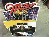 Miller Racing sign.