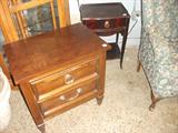 2 NITE STANDS OR LAMP TABLES