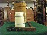 Nail Keg, Super Stoneware Pitcher & stirring stick for laundry