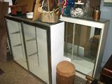 2 great locking display cabinets