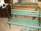 Nice Bench & Chestnut drop leaf table.