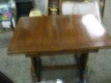 Oak Pub Table. P.S. There's a set of 4 oak chairs (pix asap!)
