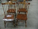 WOW! Set of 4 signed HITCHCOCK CHAIRS!