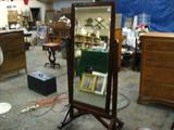 A Mahogany Cheval Mirror (hard to find)