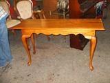 oak sofa table