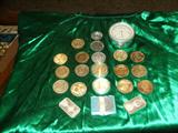 Military medalS, medallions, SOMETHING TO DO W/ ALTITUDE. 22 PCS. TOTAL.
