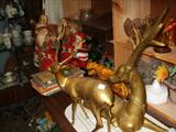 2 LARGE REINDEER + OTHER STUFF
