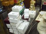 ALL THOSE WHIITE BOXES ARE DEPARTMENT 56.