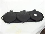 A FLOP GRIDDLE BELIEVED TO BE GRIWOLD. SEE NEXT PIC FOR OPEN GRIDDLE VIEW.