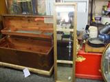 DISPLAY CABINET, RED TOY BOX