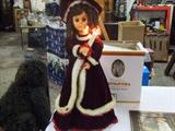 SELLER SAYS DOLL IS SCARLET O'HARA (GONE W/THE WIND). ALL I KNOW IS SHE CAN REALLY BOOGIE & SHAKE HER CANDLE LITE.