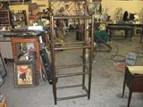 TALL 4 GLASS SHELF DISPLAY RACK. HOLDS A BUNCH!!