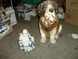St. Bernard & buddha