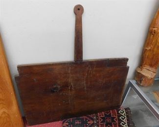 Antique Dough/Cutting Board with Handle