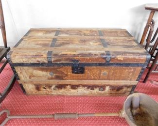 Small Old Travel Trunk