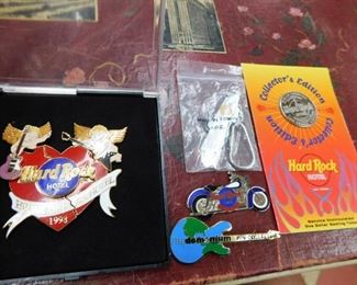 Grouping of Hard Rock Cafe Collectible Pins