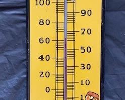 1950's Nesbitt's California Orange Thermometer((27" x 7")