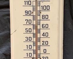 1950's Pepsi Cola More Bounce to the Ounce Thermometer(27" x 8"/U.S.A. M165)