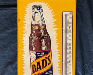 1950's Just Right for Dad's Embossed Thermometer(25" x 9")