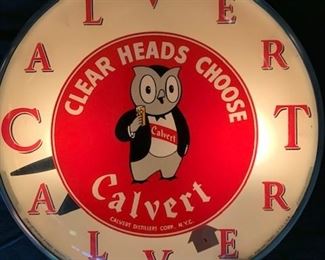 Calvert Clear Heads Choose Clock(Telechron)