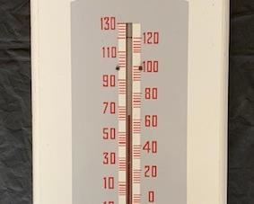 1960's Enjoy RC Royal Crown Cola Thermometer(25" x 10")
