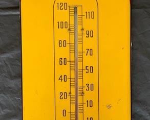 1960's Drink Royal Crown Cola Thermometer(13" x 6")