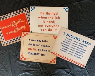 1940's/50's Ralston Purina Educational Cardboard Signs(83 Total)