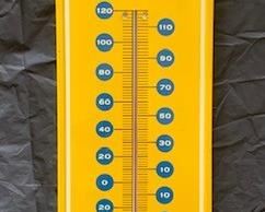 1963 Say Pepsi Please Embossed Thermomter(23" x 7"/Made in U.S.A.)