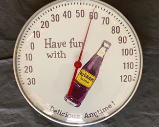 Have Fun Nu Grape Thermometer(12" Diameter/Made in U.S.A.)
