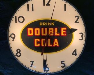 Double Cola Clock(Telechron/Not Running)