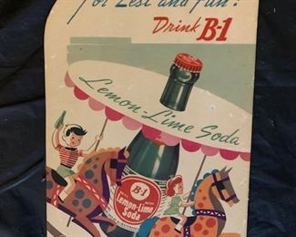 For Zest and Fun Drink B-1 Cardboard Counter Sign(10" x 7")