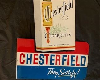 Chesterfield Flange Metal Sign(AAW Made in U.S.A.)
