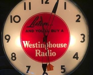 1950's Westinghouse Radio Clock(Telechron)