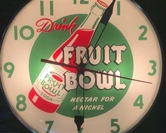 Drink Fruit Bowl Nectar for a Nickel Clock(American Time Corporation)