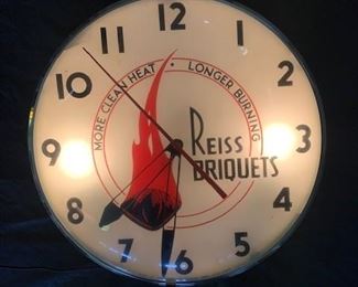 Reiss Briquets Clock(Telechron)