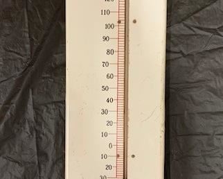 1950's Dr. Pepper Hot or Cold Thermometer(26" x 7")