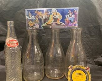 Advertising Grouping(Milk Bottles/Foremost, H.H. Smith Rexall Ashtray)