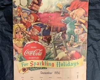 1957/58 Coca Cola Calendar